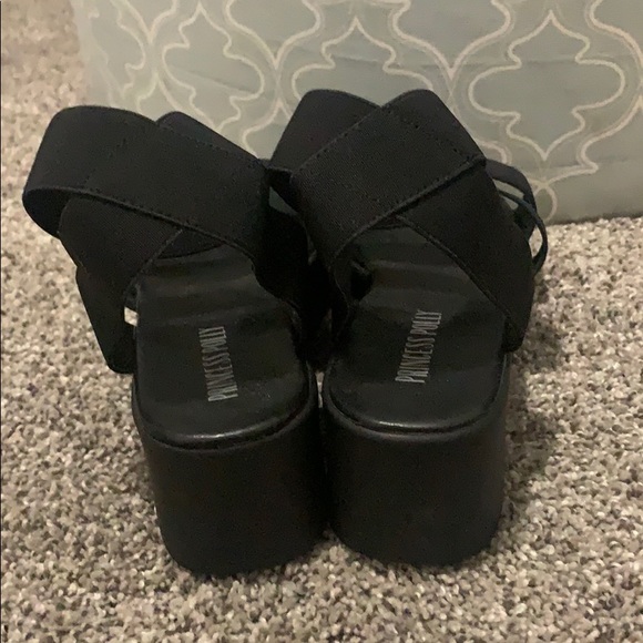 Princess Polly Shoes | Princess Polly Black Platform Sandals | Poshmark